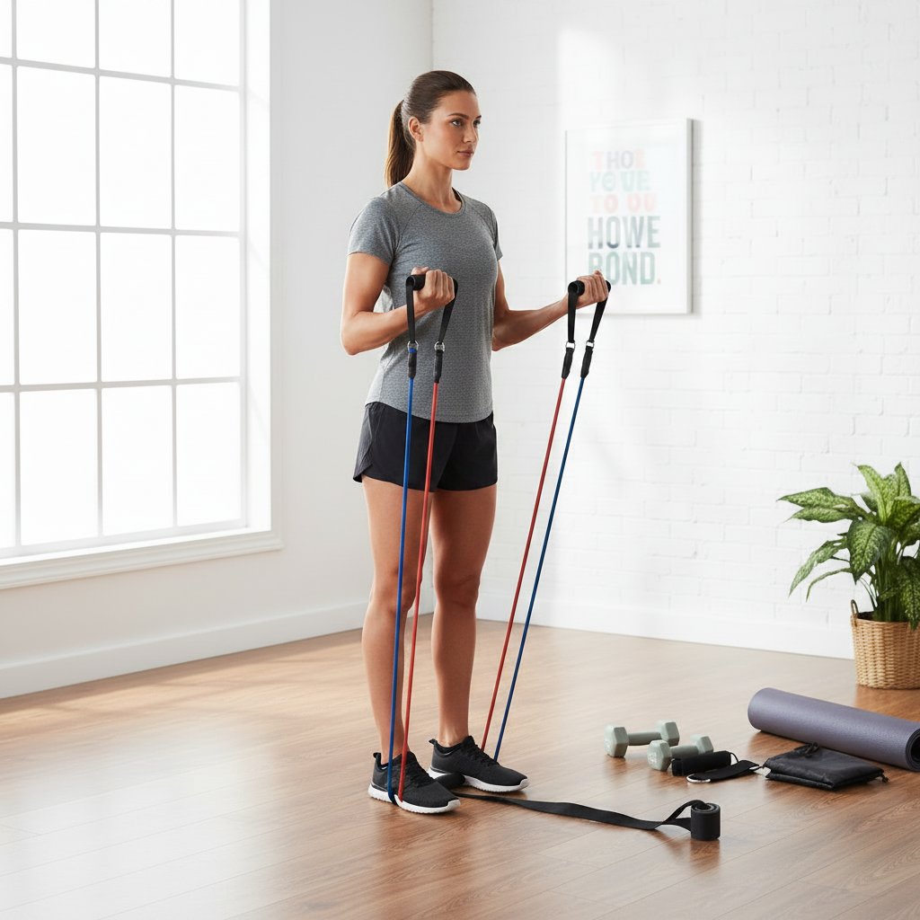 Resistance Bands Set — Handles, Door Anchor & Ankle Straps