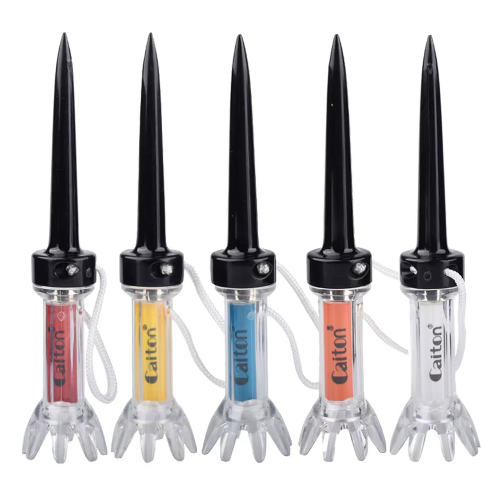 5Pcs Golf Tee,With Magnetic Plastic Golf Tee, 3 Sizes (79Mm/85Mm/90Mm), 360Degree Bounce New Gift,Golf Training Practice
