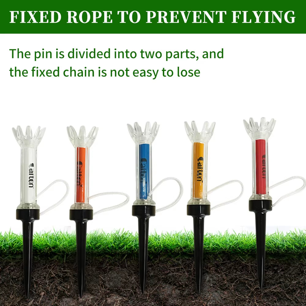5Pcs Golf Tee,With Magnetic Plastic Golf Tee, 3 Sizes (79Mm/85Mm/90Mm), 360Degree Bounce New Gift,Golf Training Practice