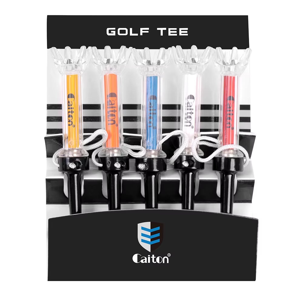 5Pcs Golf Tee,With Magnetic Plastic Golf Tee, 3 Sizes (79Mm/85Mm/90Mm), 360Degree Bounce New Gift,Golf Training Practice