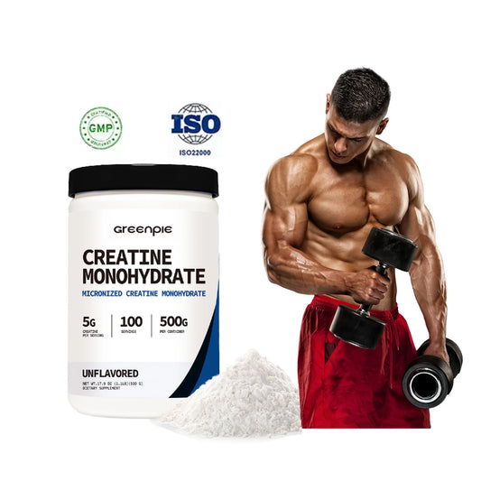 Greenpie Creatine Monohydrate Muscle Builder Adult Sport Supplements Pre Workout Micronized Creatine Powder