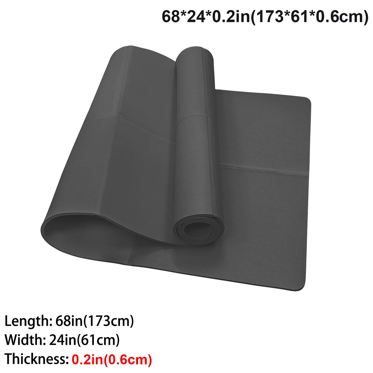 Foldable Yoga Mat Eco Friendly EVA Folding Travel Fitness Exercise Mat 3Mm/4Mm/6Mm Thicknesses for Yoga Pilates & Floor Workouts