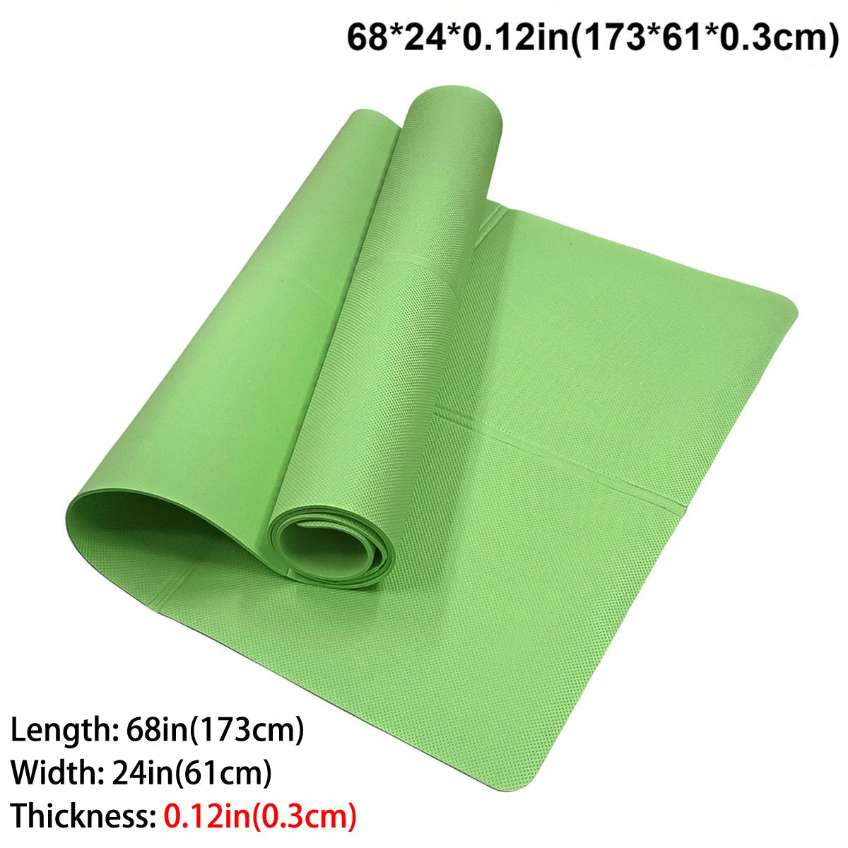 Foldable Yoga Mat Eco Friendly EVA Folding Travel Fitness Exercise Mat 3Mm/4Mm/6Mm Thicknesses for Yoga Pilates & Floor Workouts