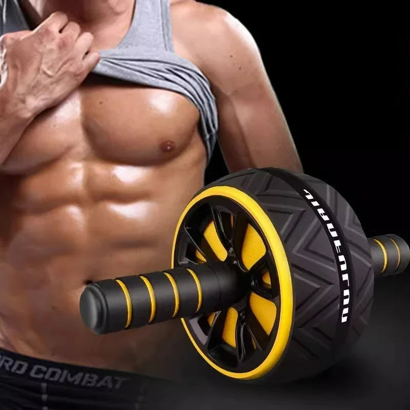 Ab Roller Wheel Non‑Slip Abdominal Training Roller for Abs Core Workout Home Gym Fitness Exercise Equipment for Men Women