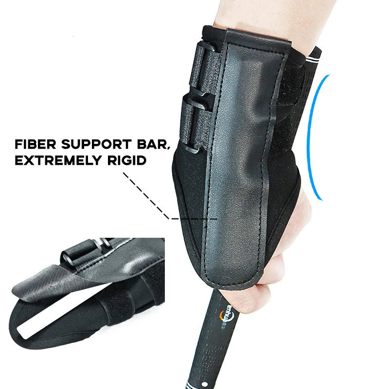 Golf Wrist Brace for Beginners Swing Trainer Aid Prevent Wrist Flip Arm Angle Corrector Hand Position Fixer for Standard Posture