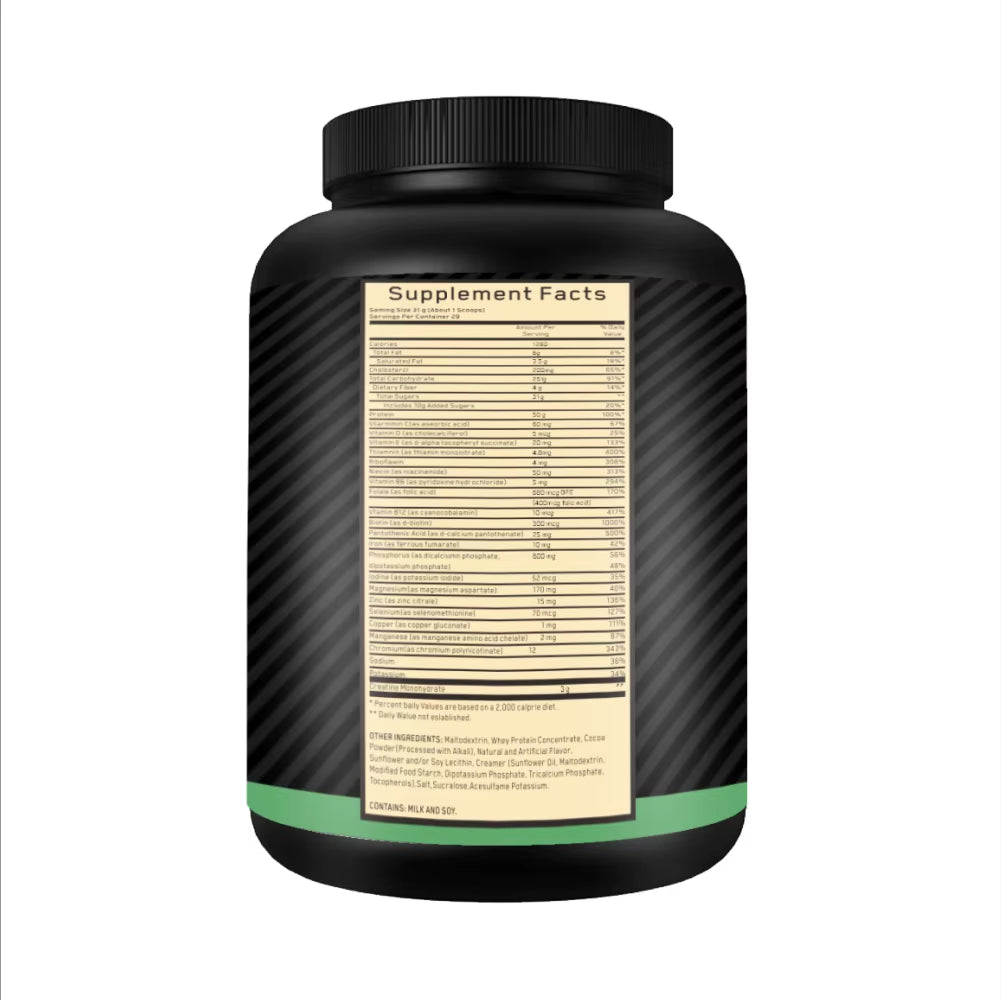JULONG OEM Customized Chocolate Mass Weight Gainer Protein Powder Formula Flavor Protein Sports MASS Protein Powder